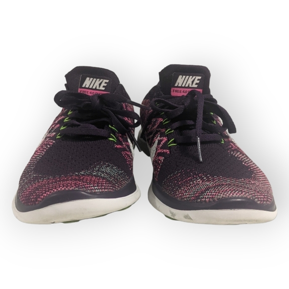 Nike Free 4.0 Flyknit Grand Purple Pink, 8 - Picture 4 of 6